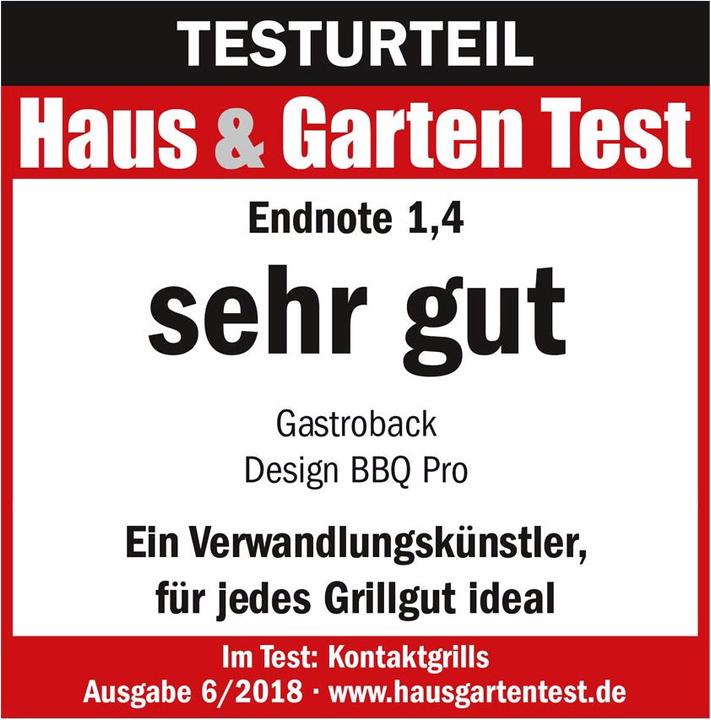 Produktbild Gastroback Design BBQ Pro (EU-Stecker)
