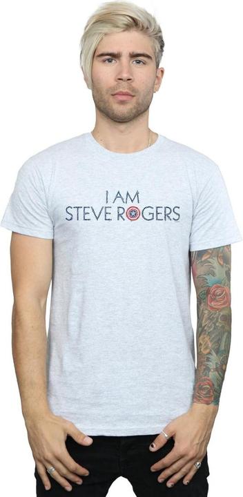 Image du produit Mens Avengers Infinity War I Am Steve Rogers T-Shirt (4XL)