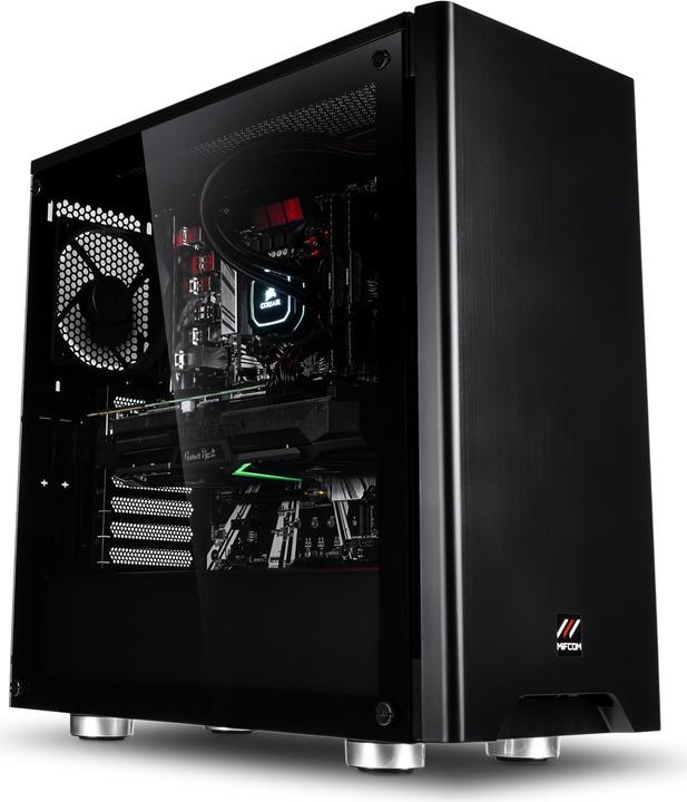 Produktbild Mifcom Savage RTX2070S Core i7 (Intel Core i7-10700K, 16 GB, 500 GB, GeForce RTX 2070 Super)