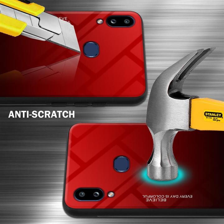 Productafbeelding Cadorabo TPU 2 kleuren glasdekking (Samsung Galaxy A10s, Samsung Galaxy M01s)