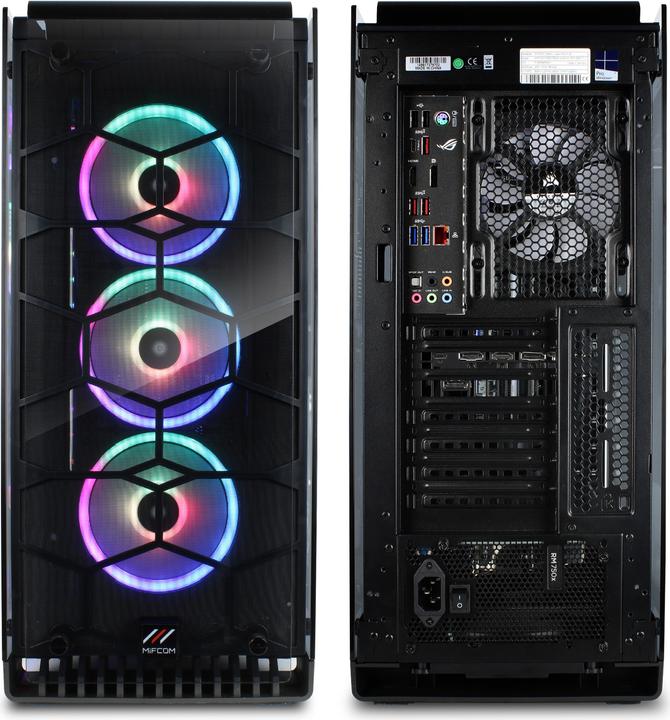Produktbild Mifcom Spectrum (Intel Core i9-9900K, 32 GB, 1000 GB, GeForce RTX 2080 Ti)