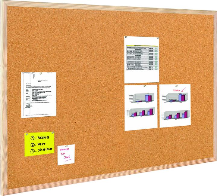 Produktbild Bi-Office Korktafel 70x50 cm Holzrahmen (GMC110012010) (70 x 50 cm)