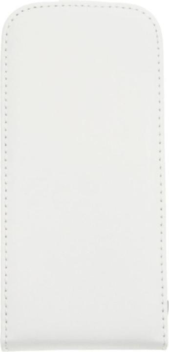 Produktbild OEM Slim Leather Flip Case HTC M8 mini - White (HTC One Mini 2)