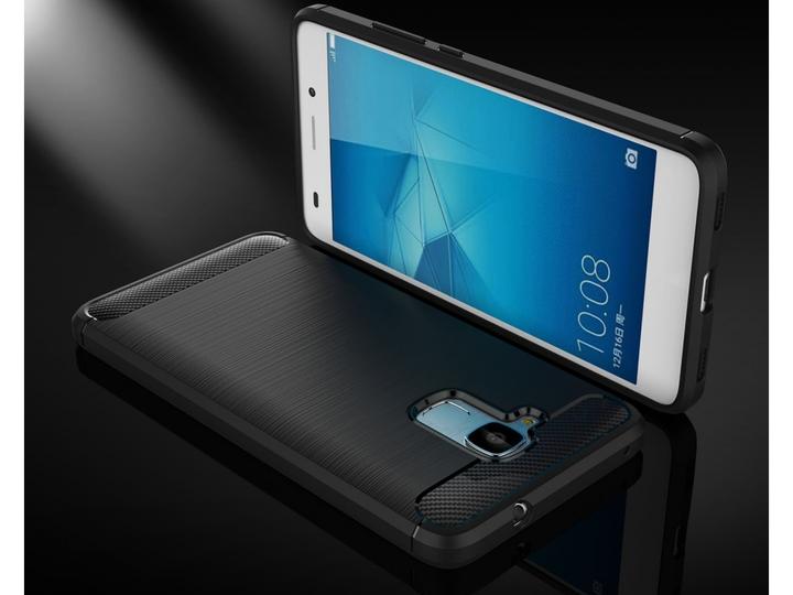 Produktbild Screenguard Honor 5C Hülle Carbon Brushed Soft TPU (Honor 5C)