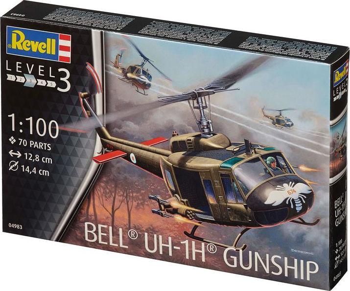 Actual product image Revell Bell UH-1H Gunship