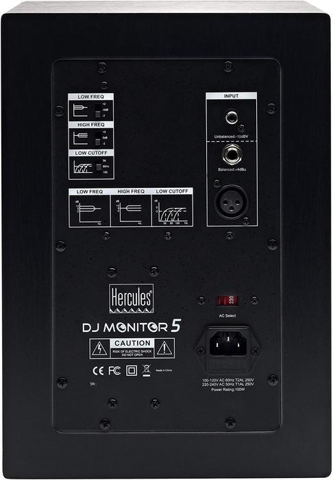 Actual product image Hercules DJ Monitor 5 (Active, Pair, 2x 80 W)