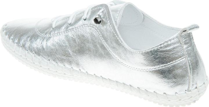 Produktbild Lunar Leinenschuhe St Ives Metallic Leder (37)