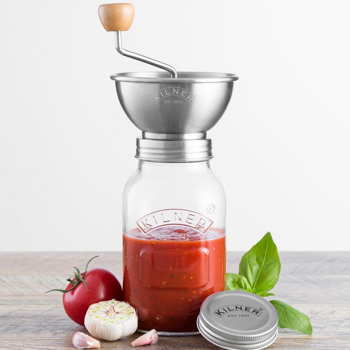 Actual product image Kilner KIL Straining Mill with storage jar 1l