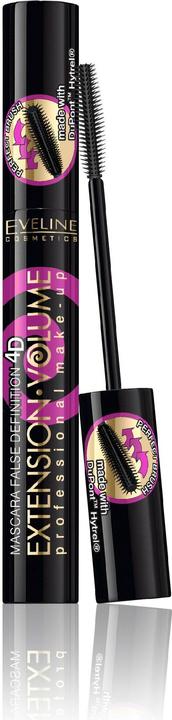 Actual product image Eveline Extension 4D Extreme Volume Mascara Thickening Mascara Black 10ml (Black)