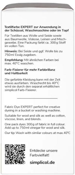 Produktbild Simplicol Textilfarbe expert (Nussbraun, 150 ml)