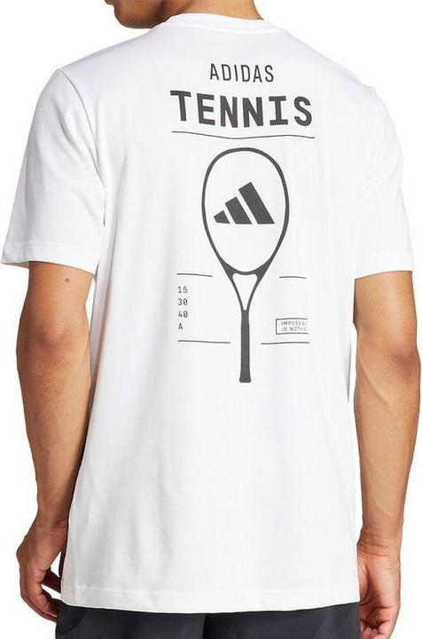 Produktbild adidas Tennis Graphic Tee White Man (XL)