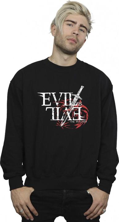 Immagine prodotto Netflix The Witcher Evil Is Evil Felpa Uomo (XL)