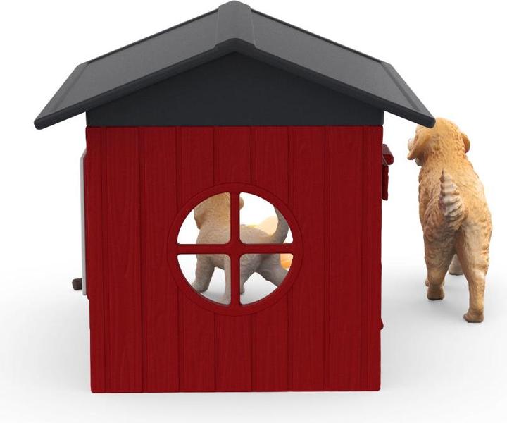 Produktbild Schleich Hundehütte mit Goldenretrievern