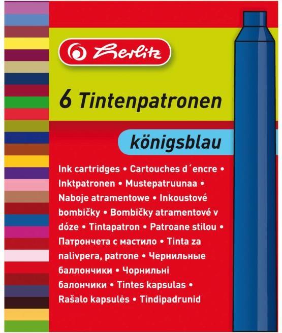 Image du produit Herlitz Cartouche d'encre, bleu royal (Encrier, Bleu)
