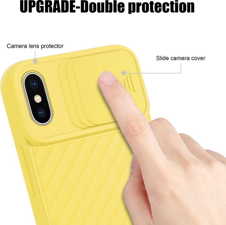 Immagine prodotto Cadorabo Cover in TPU con protezione della fotocamera (Apple iPhone XR)