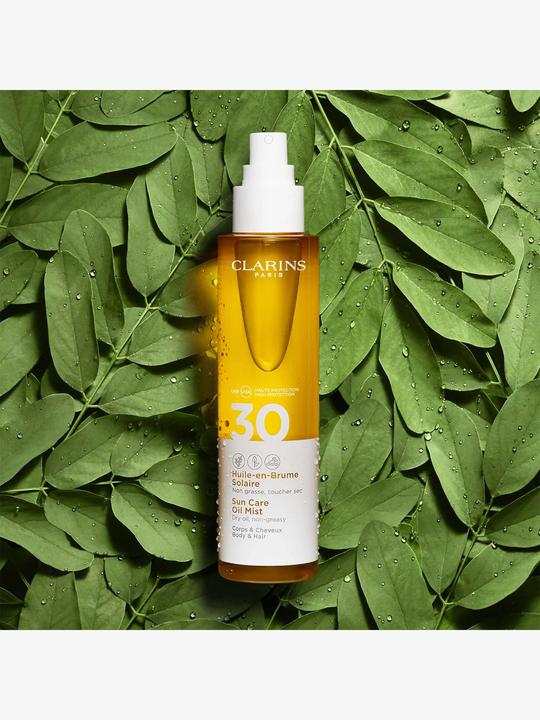 Image du produit Clarins Sun - Huile-en-Brume Solaire Corps & Cheveux SPF30 (Crème solaire visage, SPF 30, 150 ml, 190 g)