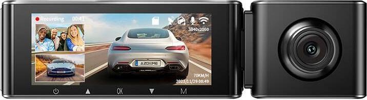Actual product image AZDome M550Pro (GPS receiver, Built-in microphone, Night vision, Accelerometer, Wi-Fi, 4K)