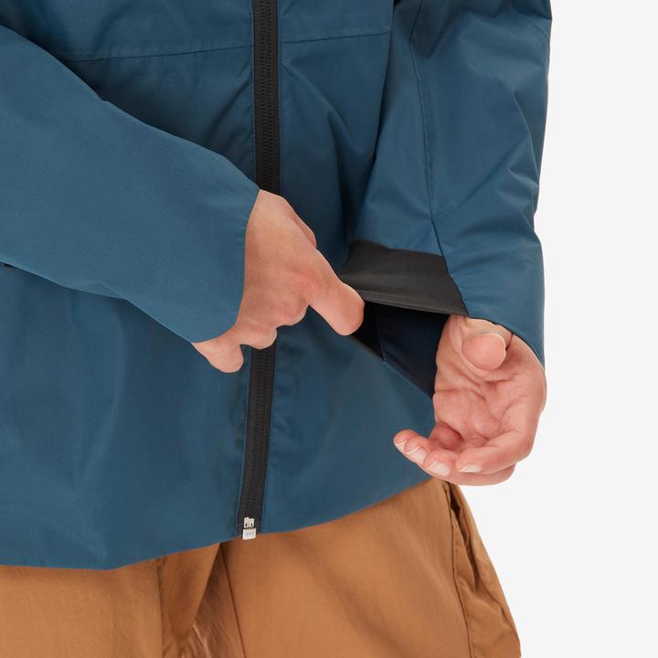 Produktbild Quechua Wanderjacke MH500 Kinder Gr. 122–170 wasserdicht Wandern blau (6, 7, 8)