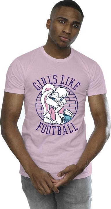 Image du produit Looney Tunes - T-shirt LOLA BUNNY GIRLS LIKE FOOTBALL - Homme (S)