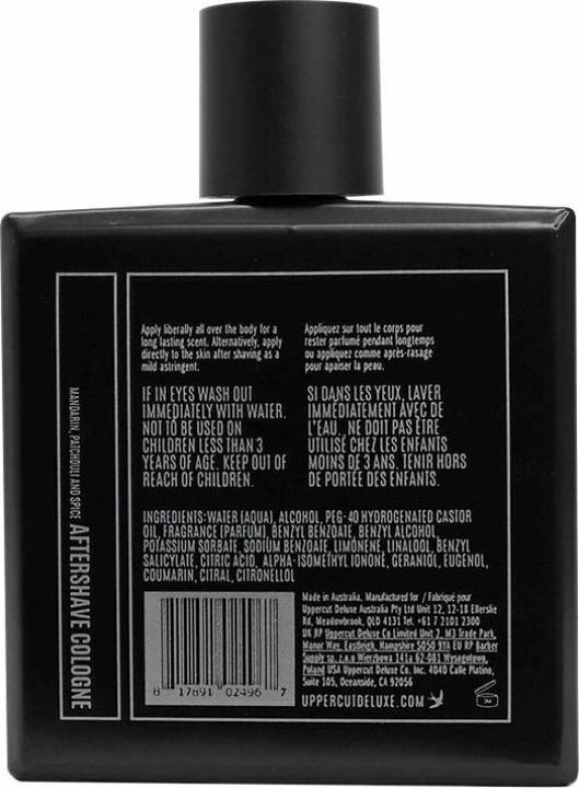 Uppercut Deluxe After Shave Eau de Cologne (Aftershave Sprühpumpe, 100 ml)