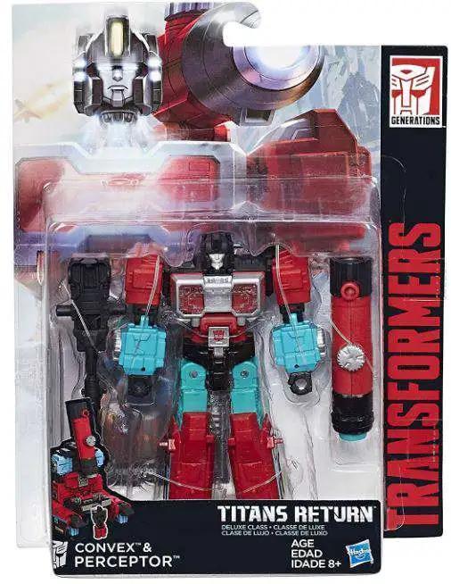 Immagine prodotto Hasbro Transformers Generazioni Titans Return Convex e Perceptor, figure d'azione deluxe