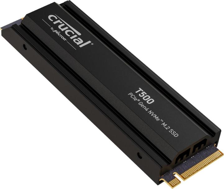 Actual product image Crucial T500 mit Kühlkörper (4000 GB, M.2 2280)