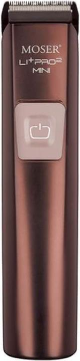 Actual product image Moser Li+Pro2 Mini metallic brown hair trimmer