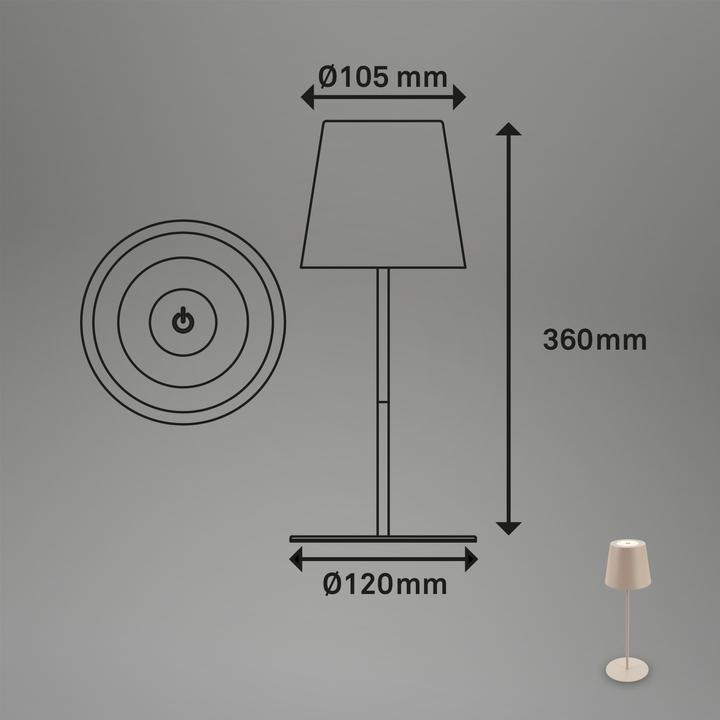 Immagine prodotto Briloner Lampada da tavolo (200 lm)