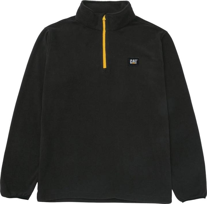 Actual product image Cat Mens Quarter Zip Fleece Top (S)
