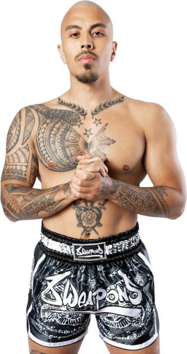 Produktbild 8Weapons 8 Weapons Muay Thai Shorts Carbon - Sak Yant Tigers (XXL)