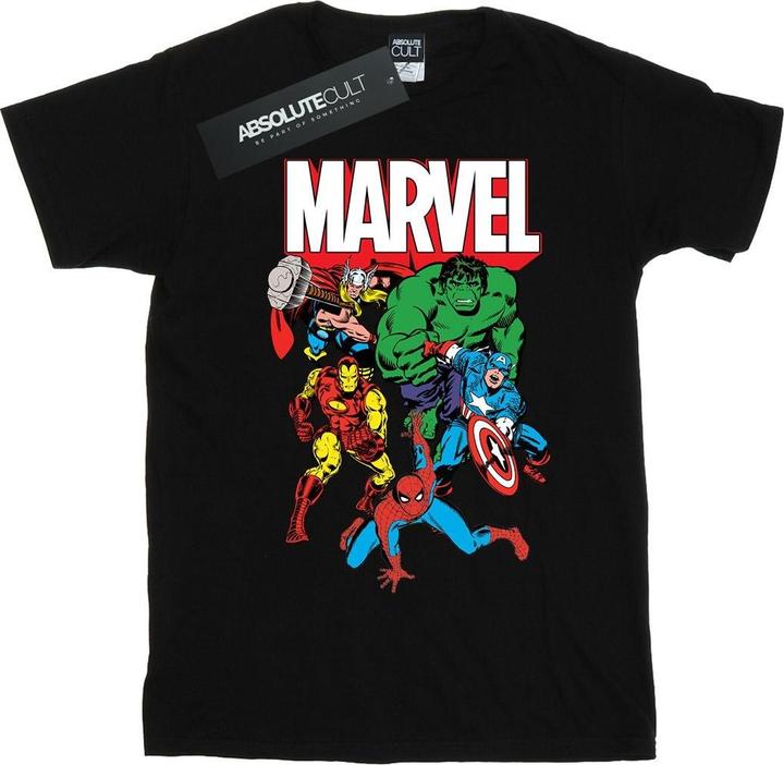 Actual product image Girls Hero Group Cotton T-Shirt (152, 158)