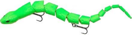 Actual product image Savage Gear 3D SNAKE Green Fluo (30 cm)