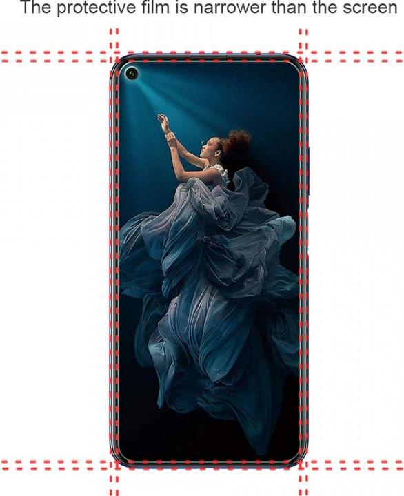 Actual product image Screenguard Honor 20 Pro Protective Glass Film Case Friendly Design (1 Piece, Honor 20 Pro)