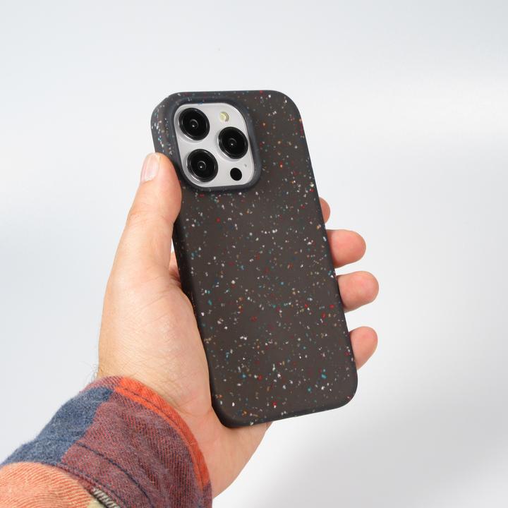 Actual product image PhoneLook Sleeve Silicone Reassembled with Multicoloured Dots Sensation Dots (Apple iPhone 14 Pro)