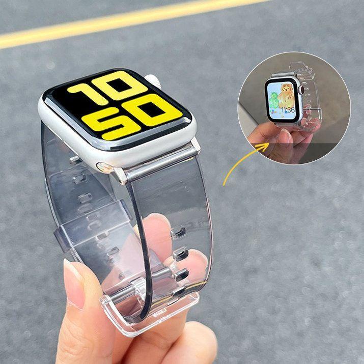 Immagine prodotto Hurtel Cinturino Leggero in Silicone Bracciale Orologio Bracciale Orologio 6/5/4/3/2 (44mm / 42mm) Nero (TPU)