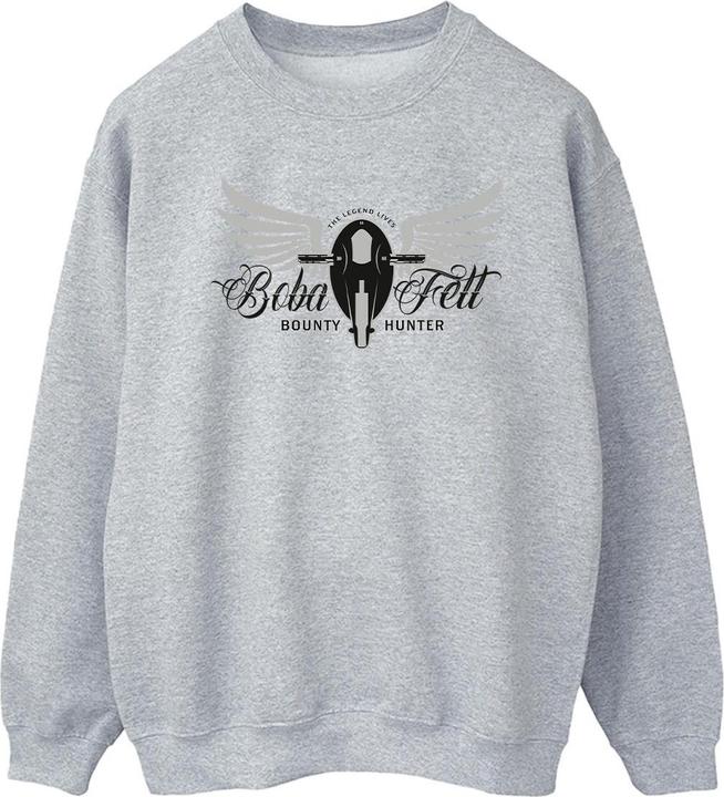Star Wars The Book Of Boba Fett Legend Lives Ship Crest Sweatshirt