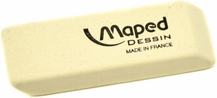 Actual product image Maped Rubber eraser design, medium, white