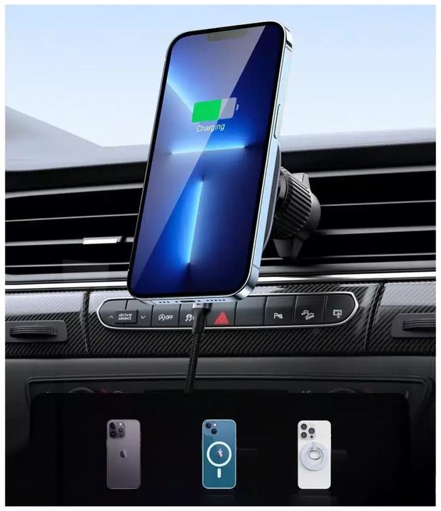 Actual product image Ugreen MagSafe Car charger 2-in-1