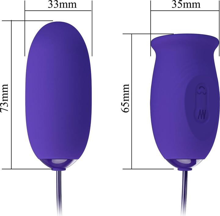 Produktbild Pretty Love Daisy Youth Violet Wiederaufladbarer Vibrator-Stimulator