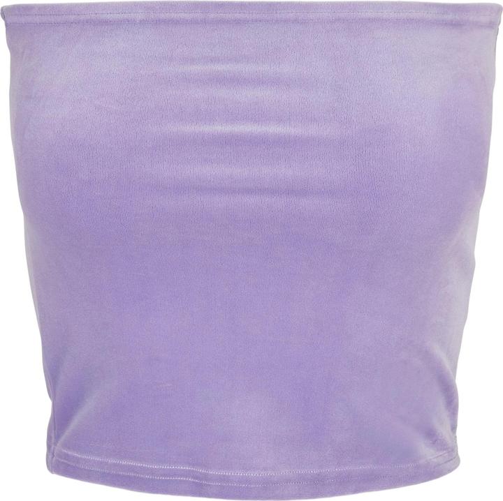 Urban Classics Ladies Short Velvet Tube Top
