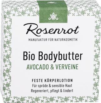 Produktbild Rosenrot Feste Bodybutter AVOCADO & VERVEINE (Körperlotion)