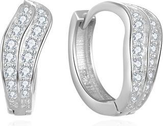 Produktbild Beneto Luxury round earrings with zircons AGUC2679