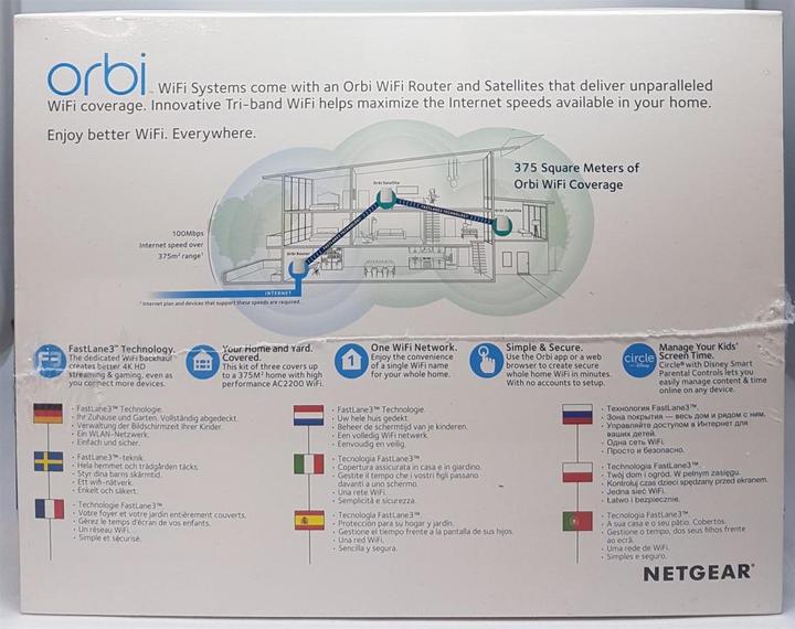 Produktbild Netgear Orbi RBK23 Mesh WiFi Set
