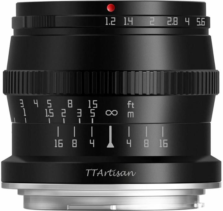 Immagine prodotto TTArtisan 50mm f1.2 per attacco M43 (APS-C) (Micro Four Thirds, Micro Four Thirds)