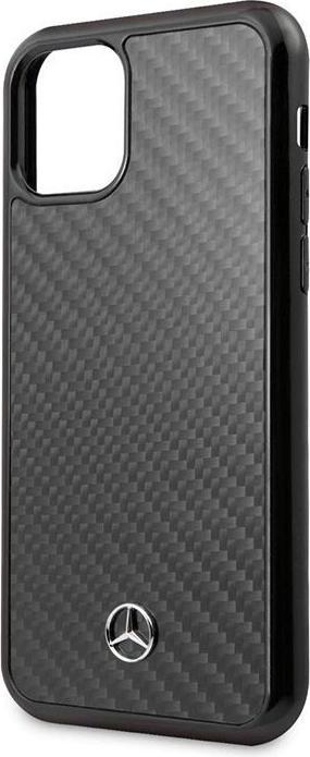 Actual product image Mercedes-Benz iPhone 11 Pro Max Hard Case Leather Carbon Fiber (Apple iPhone 11 Pro Max)