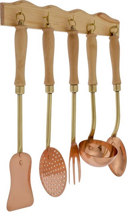 Actual product image Ich-zapfe Kitchen set, cooking utensil set - With wooden holder