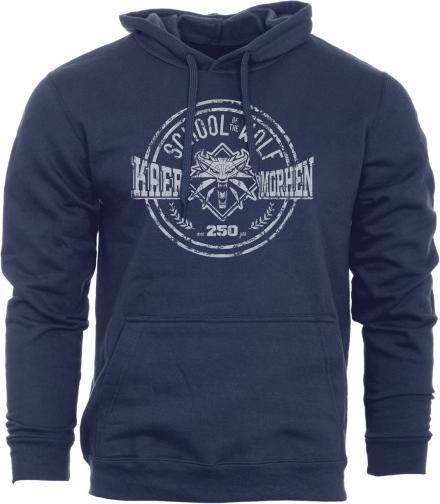 Immagine prodotto Dpi Merchandising Felpa con cappuccio The Witcher ""Scuola del lupo"" blu (M)