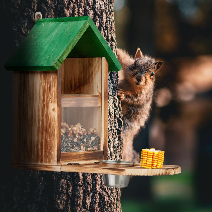 Actual product image Relaxdays Squirrel feeder