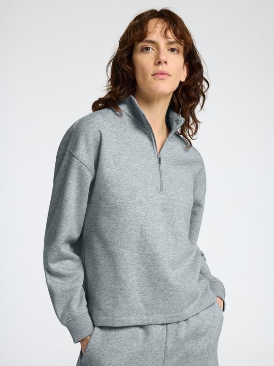 Image du produit Selected Femme Sweat-shirt à col haut avec fermeture éclair (M)