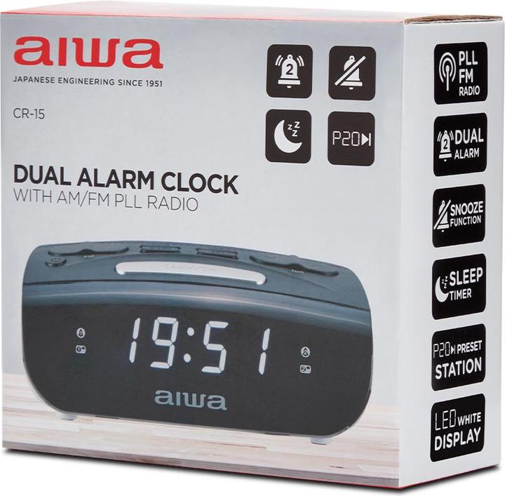 Actual product image Aiwa CR-15 black